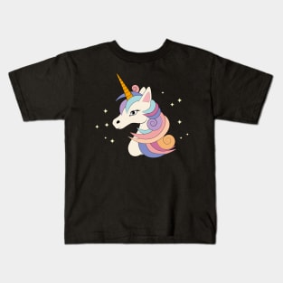 Enchanted Whimsy Unicorn Dreams Kids T-Shirt